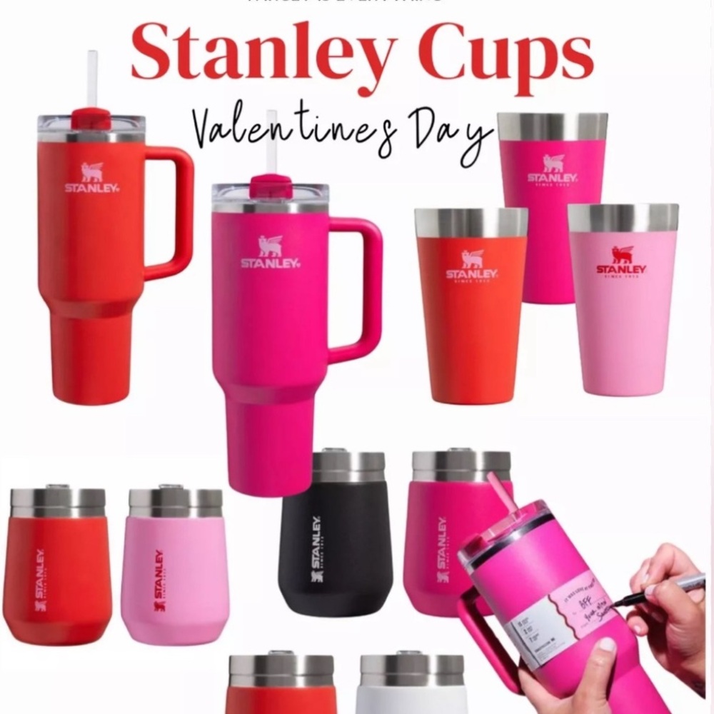 Stanley 40 oz Target Exclusive Quencher H2.0 Valentines Red Limited Edition NIB - Picture 6 of 16